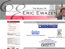 Tablet Screenshot of ericewazen.com
